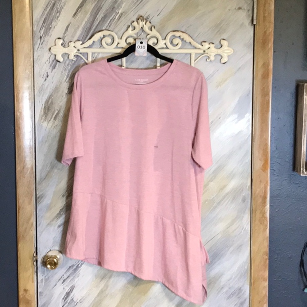 NEW! Lane Bryant Tee Shop uneven cut t-shirt 18/20